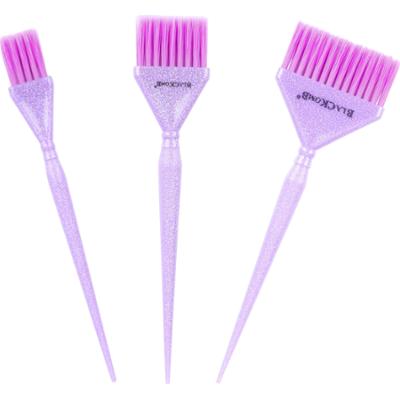 Poniks Blackomb Glam Brushes - zestaw 3 pędzelków do farbowania włosów