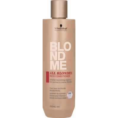 Schwarzkopf BlondMe All Blondes Rich Conditioner - regenerująca odżywka do włosów blond 250ml