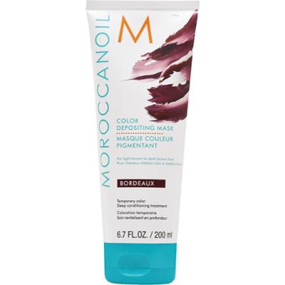 Moroccanoil Color Depositing Mask - arganowa maska koloryzująca do włosów, 200ml Bordeaux | Głęboki Karmazyn