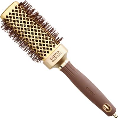 Olivia Garden Expert Blowout Straight Gold & Brown 40mm - szczotka do stylizacji włosów