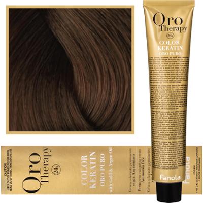 Fanola Oro Therapy - farba do włosów bez amoniaku, pełna paleta kolorów 7,00 | Intensywny Blond