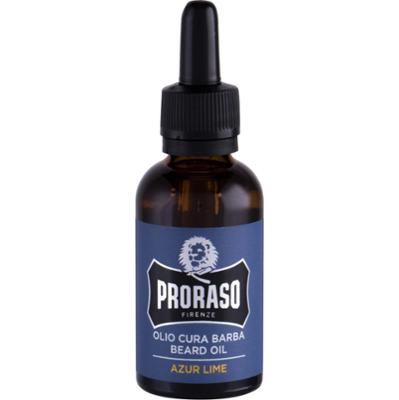 Proraso Azur Lime Beard Oil - cytrusowy olejek do pielęgnacji brody, 30ml