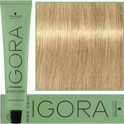 Schwarzkopf Professional Igora Zero Amm - profesjonalna farba do włosów bez amoniaku, 60ml 9-0  |  Ekstra Jasny Blond Naturalny