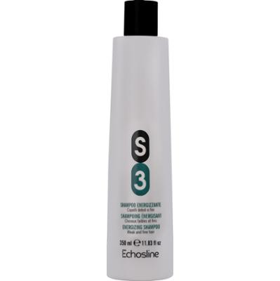 Echosline S3 Energizing Shampoo – wzmacniający szampon do włosów wypadających, 350ml