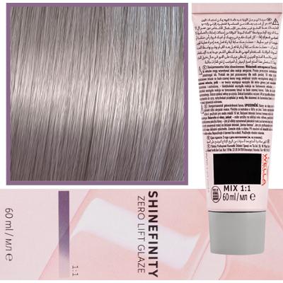 Wella Shinefinity Zero Lift Glaze - profesjonalna farba do włosów, 60ml 07/12 | Średni Matowy Popielaty Blond