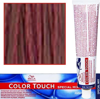 Wella Color Touch - profesjonalna farba do włosów bez amoniaku, 60 ml 0/56 Mahoniowo-Fioletowy