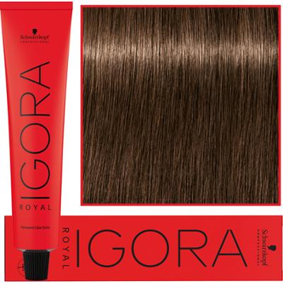 Schwarzkopf Professional Igora Royal - trwała farba do włosów o innowacyjnej formule, 60ml 5-65 | Jasny Brąz Czekoladowo Złoty