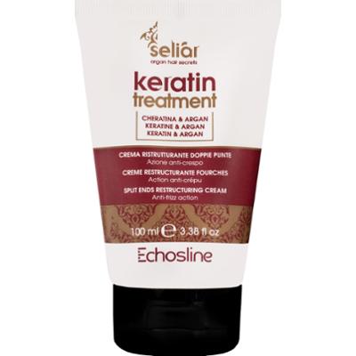 Echosline Seliar Keratin Treatment - wygładzający krem na rozdwojone końcówki, 100ml