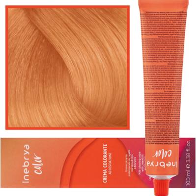 Inebrya Color - farba krem koloryzujący do włosów, 100ml 10/42 | Jasny Platynowy Bursztynowy Blond