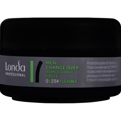 Londa Men Change Over Remoldable Paste – elastyczna pasta do stylizacji męskich włosów, 75ml