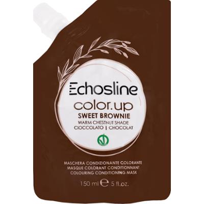 Echosline Color Up Colouring Conditioning Mask - maska koloryzująca do włosów, 150ml Sweet Brownie