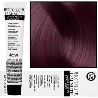 Be Hair Be Color 12 minute - farba do włosów bez amoniaku, 100ml 5,5 | Jasny Kasztanowy Mahoniowy