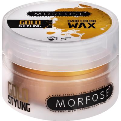 Morfose Hair Color Wax - koloryzujący wosk do włosów, mocny, matowe wykończenie, 100ml Gold | Złoty