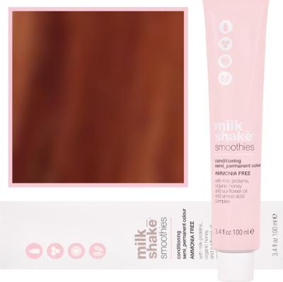 Milk Shake Smoothie Semi-Perm - farba do włosów bez amoniaku, paleta kolorów, 100ml 7,43 | 7CG || Średni Miedziany Złocisty Blond
