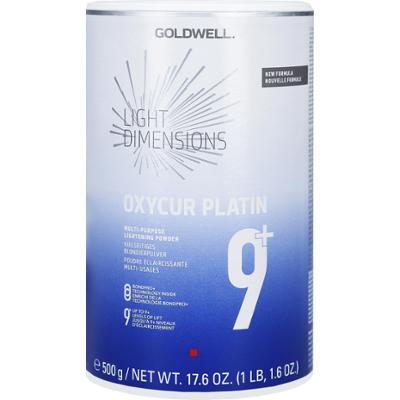 Goldwell Light Dimensions Oxycur Platin 9+ – bezpyłowy rozjaśniacz do włosów, 500g