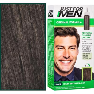 Just For Men - odsiwiacz do włosów dla mężczyzn, 66 ml H45 |  Ciemna Brązowa Czerń