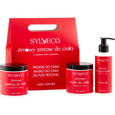 Sylveco zimowy zestaw - peeling, 265ml + żel pod prysznic, 150ml + masło do ciała, 250ml