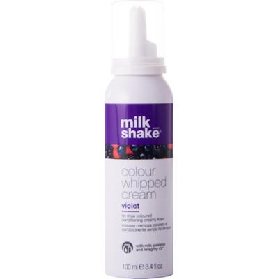 Milk Shake Color Whipped Cream Beige Blonde – pianka koloryzująca i odżywcza bez spłukiwania 100 ml Violet