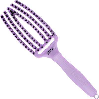 Olivia Garden Finger Brush Combo Medium, szczotka z włosiem dzika do rozczesywania, różne kolory Grape Soda | Winogronowy Napój