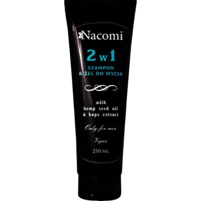 Nacomi Men 2w1 szampon i żel pod prysznic w jednym 250 ml
