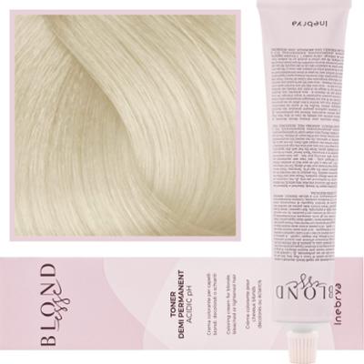 Inebrya Blondesse Toner - toner do włosów, neutralizujący żółte refleksy, 100ml DT010 | Kość Słoniowa Perłowa
