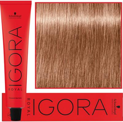 Schwarzkopf Professional Igora Royal - trwała farba do włosów o innowacyjnej formule, 60ml 9-67 | Ekstra Jasny Blond Czekoladowo Miedziany