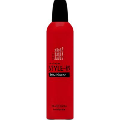 Inebrya Style-In Extra Mousse - mocna pianka do włosów cienkich i delikatnych, 400ml