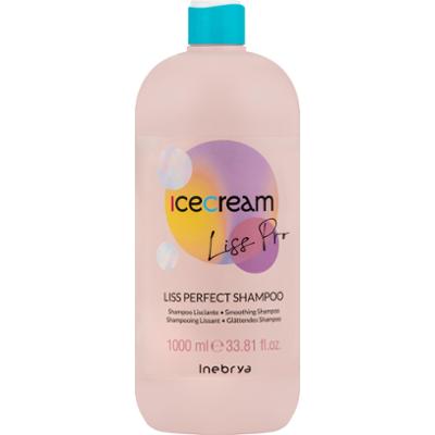 Inebrya Ice Cream Liss Perfect Pro - szampon wygładzający, 1000ml