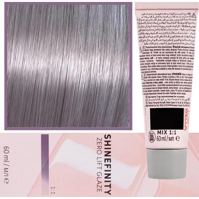 Wella Shinefinity Zero Lift Glaze - profesjonalna farba do włosów, 60ml 07/81 | Średni Perłowy Popielaty Blond