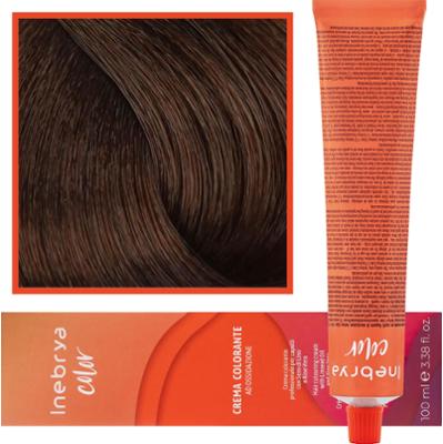 Inebrya Color - farba krem koloryzujący do włosów, 100ml 6/73 | Ciemny Brązowy Złoty Blond