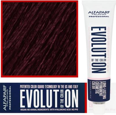 Alfaparf Evolution - wegańska farba do koloryzacji włosów, 60ml 5,66I | Jasny Czerwony Intensywny Brąz