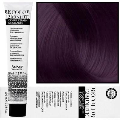 Be Hair Be Color 12 minute - farba do włosów bez amoniaku, 100ml 4,2 | Średni Kasztanowy Fioletowy