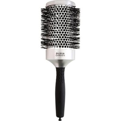 Olivia Garden Essential Blowout Classic - szczotka do stylizacji włosów srebrna, 65mm