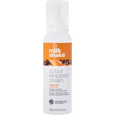 Milk Shake Color Whipped Cream Beige Blonde – pianka koloryzująca i odżywcza bez spłukiwania 100 ml Copper