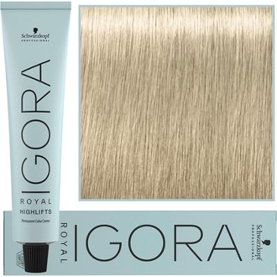 Schwarzkopf Professional Igora Royal Highlifts - farba do włosów o rozjaśniającej formule 60ml 10-1 | Ultra Blond Cendre