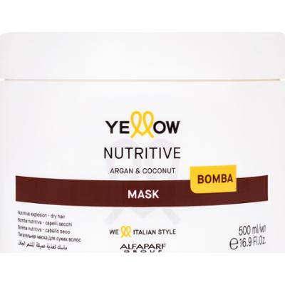 Alfaparf YELLOW Nutritive - maska do włosów suchych i zniszczonych,  500ml