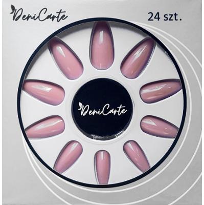 Deni Carte Tipsy Żelowe - sztuczne paznokcie, różne kolory Beige Nude | Cielisty Beżowy