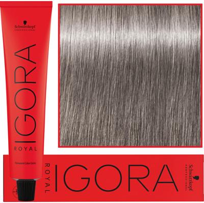 Schwarzkopf Professional Igora Royal - trwała farba do włosów o innowacyjnej formule, 60ml 8-11 | Jasny Blond Cendre Ekstra