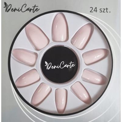 Deni Carte Tipsy Żelowe - sztuczne paznokcie, różne kolory Pink Nude | Różowy Cielisty