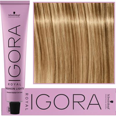 Schwarzkopf Professional Igora Royal Fashion Lights – nadająca blasku farba do włosów, 60ml L-44  |  Beżowy Ekstra
