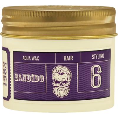 Bandido Aquawax NR 6 Medium Violet – wosk do stylizacji włosów, średni chwyt, połysk, 125ml