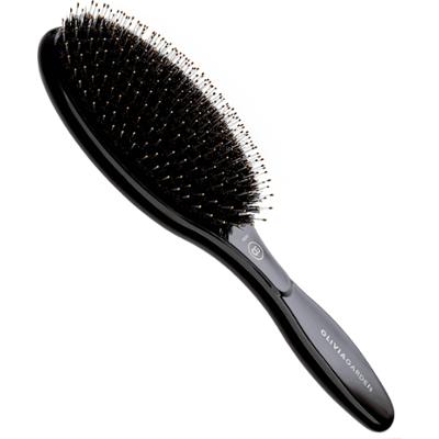 Olivia Garden Oval Boar & Nylon - ceramiczna szczotka z włosiem dzika, czarna