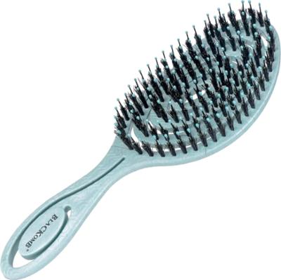Poniks Blackomb Eco - ekologiczna szczotka do włosów z włosiem z dzika, różne kolory Blue | Morski