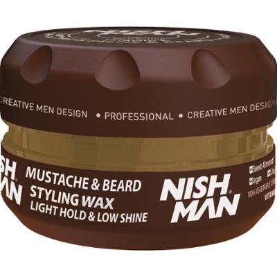 Nishman Mustache&Beard Wax - pomada do wąsów i brody, 100ml