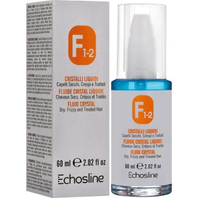 Echosline F1-2 Fluid Crystal - fluid do włosów suchych, puszących się i zniszczonych, 60ml