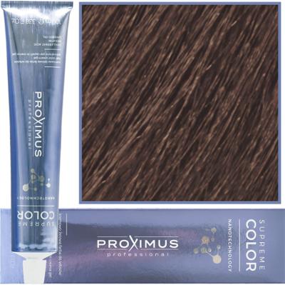 Proximus Supreme Color Nanotechnology – profesjonalna farba do włosów z kwasem hialuronowym, 100ml 7,1 | Popielaty Blond