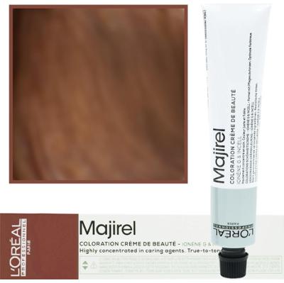 Loreal Majirel - profesjonalna farba do włosów, paleta kolorów, 50ml 6.34 Ciemny Blond Złocisto-Miedziany