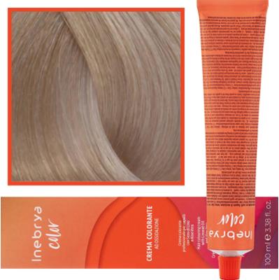 Inebrya Color - farba krem koloryzujący do włosów, 100ml 12/22 | Bardzo Jasny Platynowy Extra Intensywnie Perłowy Blond
