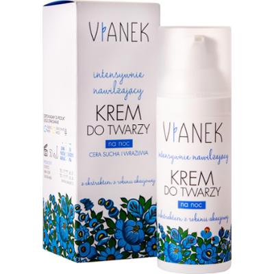 Vianek Intensywnie nawilżający krem do twarzy na noc 50 ml