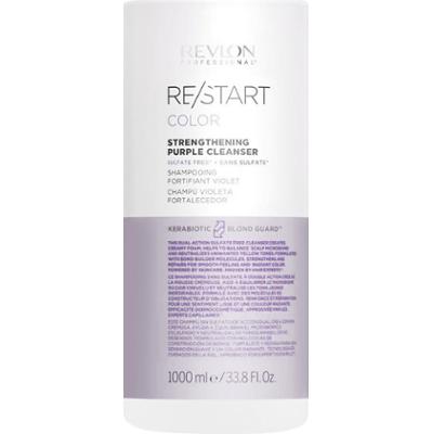 Revlon Restart Color Purple Clean Shampoo - wzmacniający szampon do włosów farbowanych, 1000ml